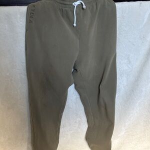 P'tula Womens Oversized Baggy Sage Green Joggers